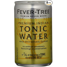 Fever Tree Premium indiškas tonizuojantis vanduo skardinėse 8 x 150 ml