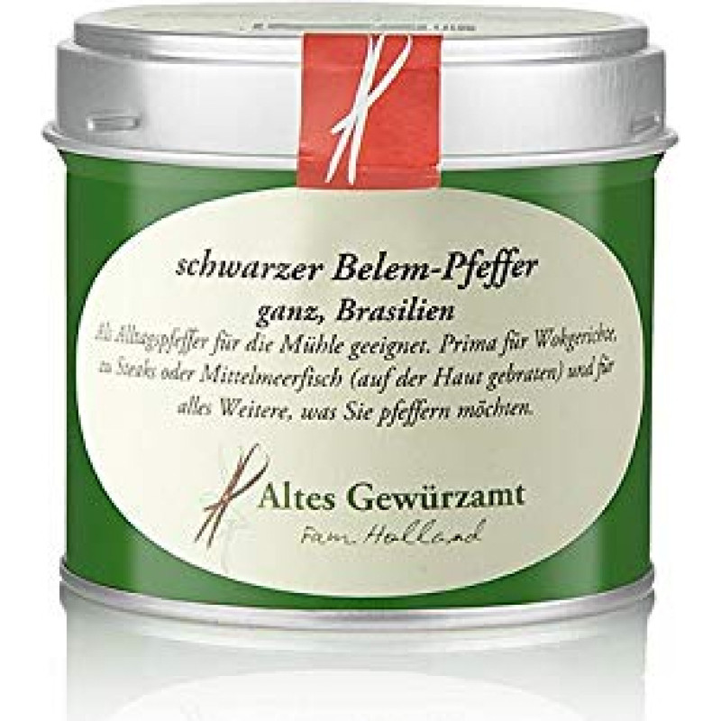 Belem Pepper, Black, Whole, Old Spice Office, 80 g