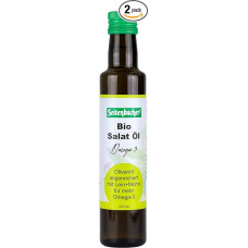 Seitenbacher Ekologiškas Omega 3 salotų aliejus I Pirmojo spaudimo I Šalto spaudimo I Natūralus I (2 x 250 ml)