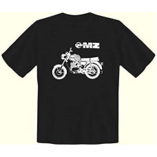 Tshirt MZ model TS Black + The Ostprodukte Gift – DDR Tradition and Product – Gift Idea for anyone Ostalgiker Ostdeutschland from Ostprodukte Experts Ossi – Ostpaket with DDR Classic – Ideal for any DDR Gift Set + FREE: Delivery includes gift tag – You Ca