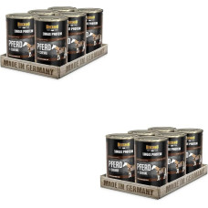 Belcando Single Protein Horse | Dviguba pakuotė | 2 x 6 x 400 g | Šlapias maistas suaugusiems šunims | Be grūdų | Be priedų | Tinka netoleruojantiems