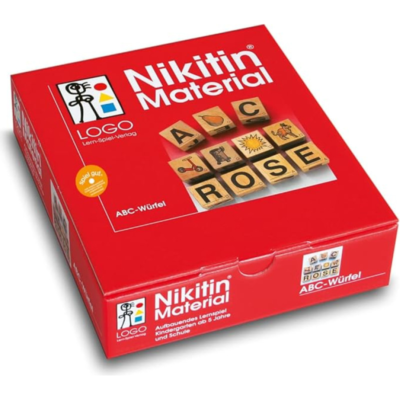 ABC-Würfel (N7) Nikitin-Material zur Frühförderung