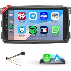 Podofo Carplay Car Radio for Mercedes-Benz Smart 2005-2010, 9 Inch Touchscreen 2G+64G with Wireless Carplay Android Car, Bluetooth/GPS/WiFi/FM/RDS/SWC/HiFi/USB