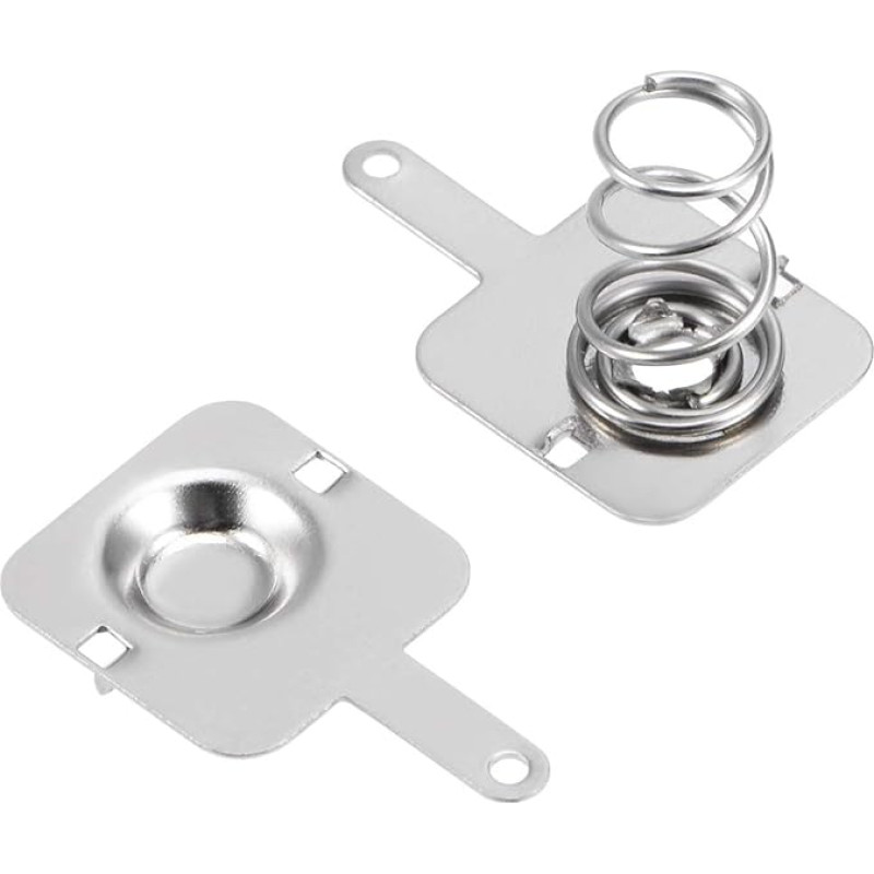 20 porų AA baterijų Teigiamas neigiamas konversijos spyruoklinis kontaktas nikelio plokštelė 11.28mm x 11.5mm