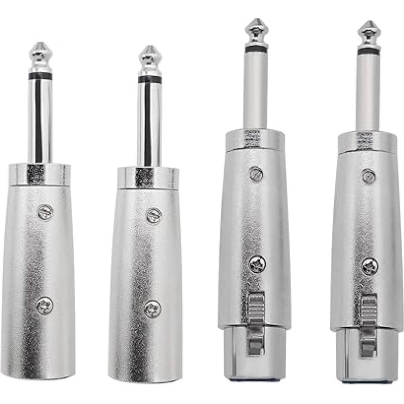 OTOTEC 3 polių XLR adapteris Stecker auf Klinkenstecker 6,35 mm Stereo Mikrofon Klinke Steckverbinder Audio Steckdose