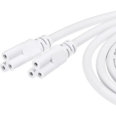 tiekimo žemėlapis Pack of 4 T5 T8 LED vamzdžių jungties kabelis 1 m Male to Male Double End ilginimo kabelis integruotiems LED šviesos vamzdžiams