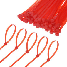 M METERXITY 1000-Pack Nylon Kabelbinder 12 Zoll 49 lbs Nylon Kabelbinder Selbstverriegelnde Kabelbinder für Innen-/Außen-/Zuhause/Büro/Garten/Werkstatt/Bündelungssicherung [Rot]