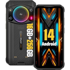Ulefone Armor 21 Lauko mobilusis telefonas 2024 9600 mAh Android 14, 16GB + 256GB/2TB SD Aštuonių branduolių G99 122dB 64MP Naktinis matymas 120Hz 6,58 colių FHD+ IP68 išmanusis telefonas be sutarties 4G Dual SIM NFC