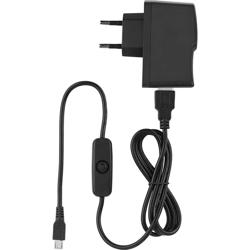 ciciglow Power Supply Adapter, 5 V 2.5 A AC/DC Power Supply Switching Power Supply Charger with Wide Compatibility (European Regulations)