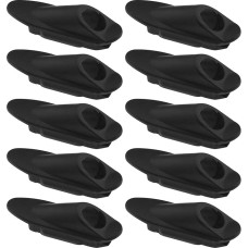 10 Pcs Bicycle Inner Tube Cable Ties Bicycle Cable Clips Replacement Accessories for Brake Cable Plastic Black