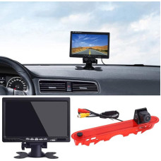 7 Inch TFT LCD Screen Car Monitor + Brake Light Car Reversing Camera for Renault Kangoo II 2007-2021/Mercedes-Benz Citan Tourer W415 Micro Camper 2012-2021/OEM: 414523CSG 439498CAG A4159062000