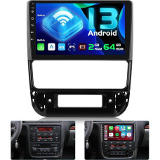 NHOPEEW 2+64G Android 13 automobilinis radijas Peugeot 406 1999-2004 su belaidžiu Carplay ir Android Car - WiFi GPS Mirror Link vairo valdymas FM RDS Split Screen 32EQ + galinio vaizdo kamera