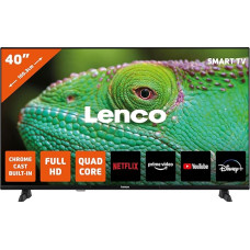 Lenco LED-4044BK - 40 Inch Android Smart TV, Full HD, 2024, Black