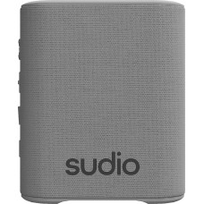 Sudio S2 Grey, Bluetooth Speaker with Loud Sound and Deep Bass, Long Playtime, IPx5 Waterproof, Bluetooth 5.3 TWS Pairing, Portable Wireless Compact Speaker for Home, Outdoor