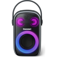 Tronsmart Halo 100 Bluetooth Speaker, 60 W Portable Bluetooth Music Box with LED, IPX6 Waterproof, 18 Hours Battery, Stereo Sound, Power Bank and App, Hands-Free Function, Outdoor Speaker for Parties