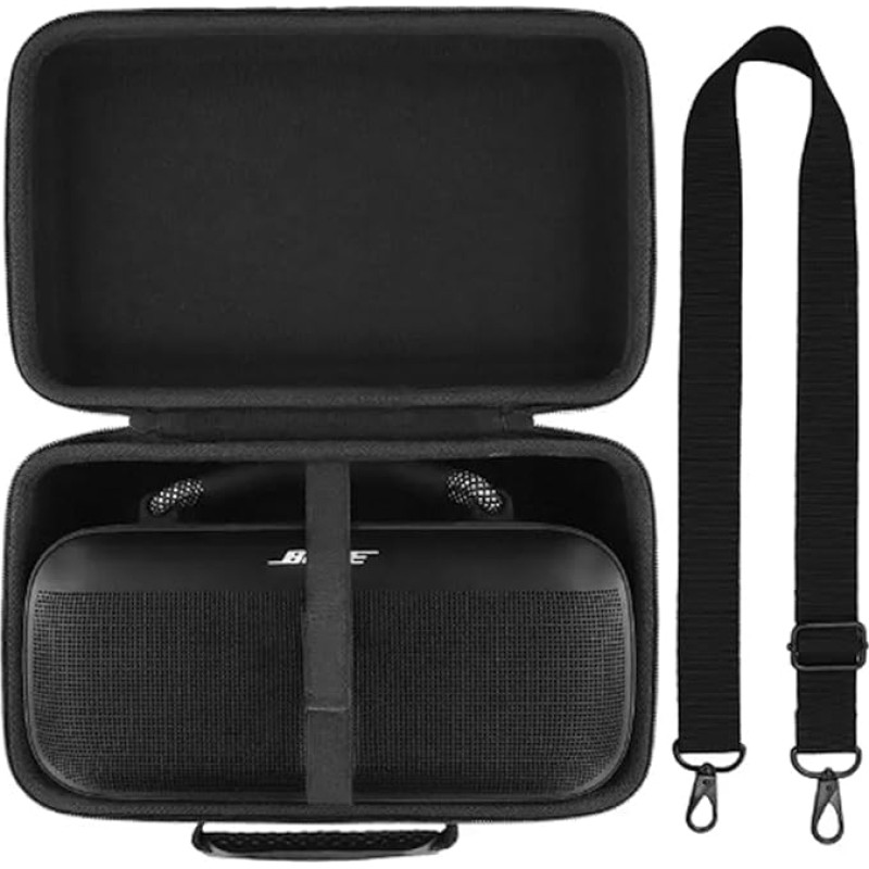 Aenllosi Hard Case Compatible with Bose Portable SoundLink Max Speaker, Black (Case Only)