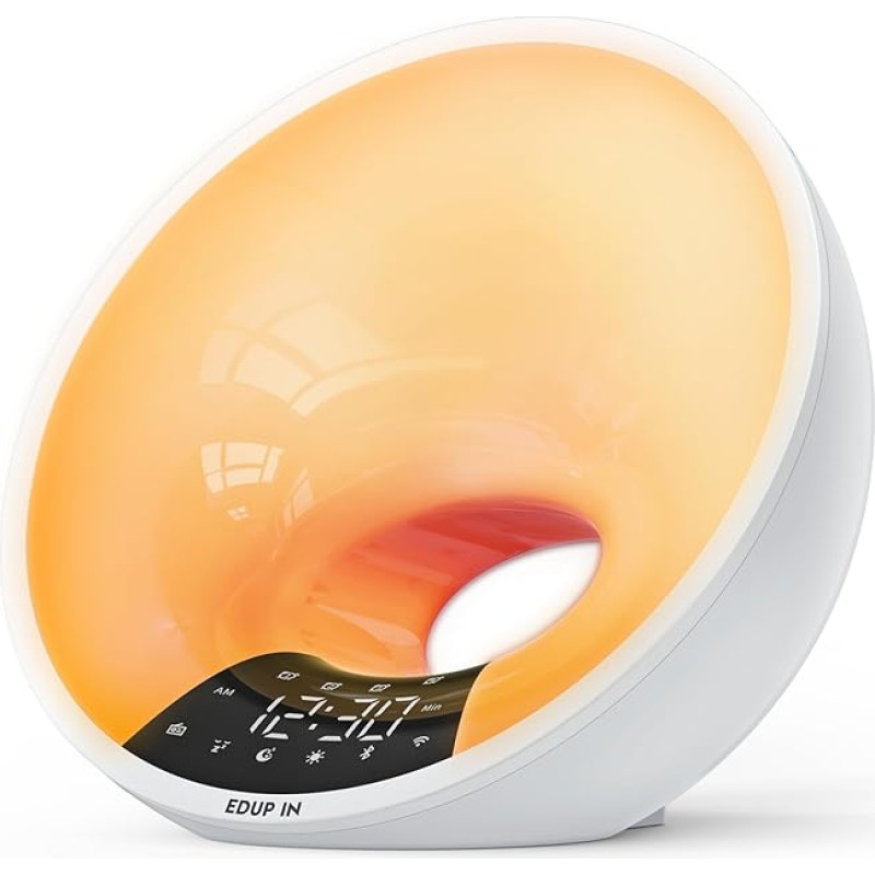 EDUP IN Bluetooth Speaker with Light, Bluetooth Speaker with RGB Colour Changing Atmosphere Lamp, Bluetooth Speaker 5.3, Touch Dimmable Bedside Lamp