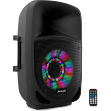 Audibax Vegas 12 Altavoz Professional Bluetooth 12 Inch + Motor 1 Inch y Efectos Lumínicos