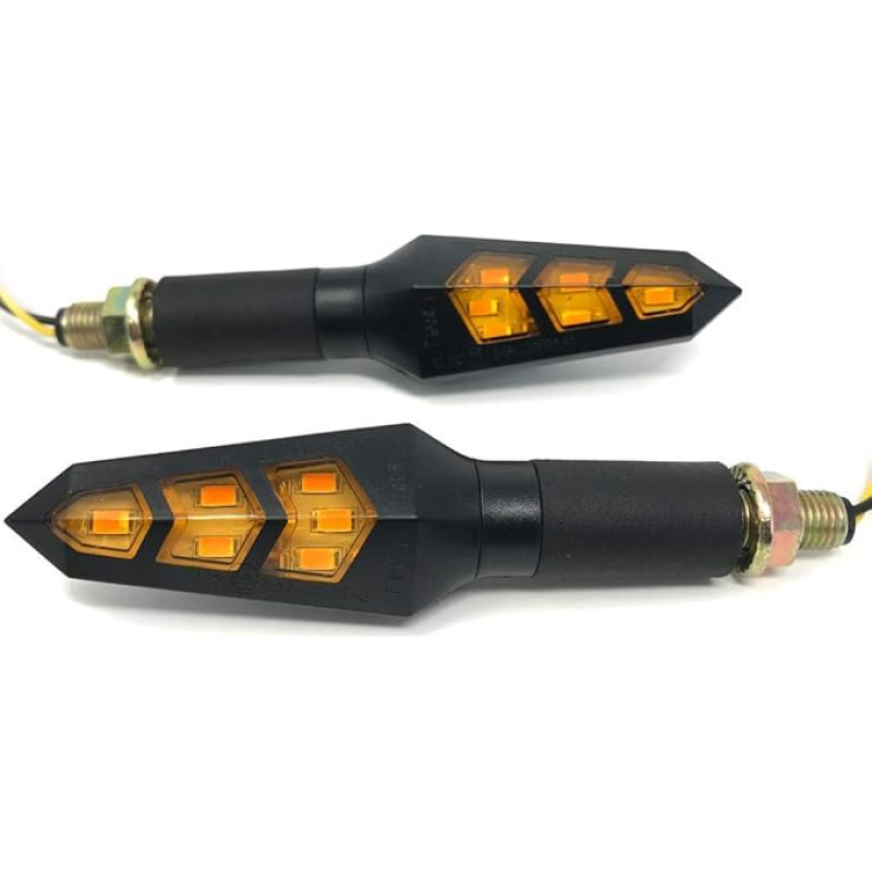 Alchemy Parts Motorcycle LED Indicator - Very Bright - Homologated / E-Approved 1 Pair