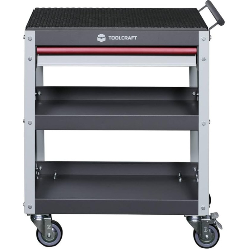 TOOLCRAFT Servicewagen mit 1 Schublade 553942 Dydis: (D x B x V) 684 x 469 x 870 mm