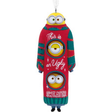 Hallmark Kevin, Stuart & Bob the Minions Hanging Ornament, Minions Tree Ornament, Resin Hanging Ornament, Kalėdinis pakabinamas ornamentas, Dovanos Kalėdoms, Despicable Me