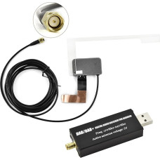 Hodozzy DAB/DAB+ skaitmeninis adapteris Nešiojamasis DAB+ radijo imtuvas, DAB/DAB+ USB 2.0 Dongle, skaitmeninio signalo radijo imtuvas universaliam 