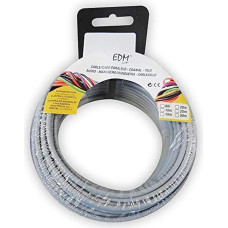 Lankstus 1,5 mm pilkos spalvos be halogenų 20 m kabelio ritė idealiai tinka saugiam ir efektyviam montavimui, suderina lankstumą ir atsparumą įvairioms elektros reikmėms