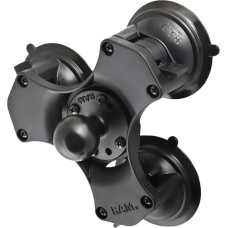 RAM ONLINE RAP-365-224-1 RAP-365-224-1 Dreifach-Saugnapfhalterung mit rundem Boden und 1,5 Kugel