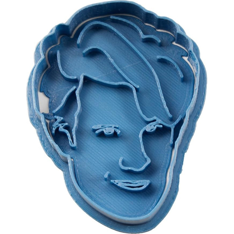 Cuticuter Doctor Who Matt Smith Cookie Cutter, plastikinis, mėlynas, 8 x 7 x 1,5 cm