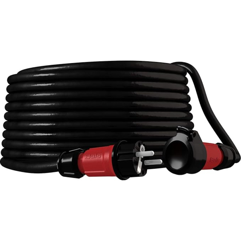 Statybvietės prailginimo kabelis Prailginimo kabelis Juodas kabelis 2 m 16 A IP44 230 V maitinimo kabelis 3x1,5 mm² 2015 m.