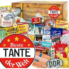 ostprodukte-versand Beste Tante + ONostalgie Advento kalendorius + Advento kalendorius DDR Ossi/Kalendorius Kalėdų teta 2023