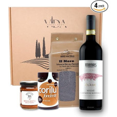 VIDA® Delicatessen Gift Basket, Italian Delicacies, Gourmet Gift Set, Gift Box 4, Gift Basket for Christmas