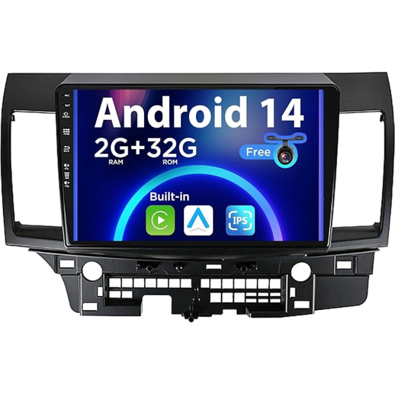 SXAUTO Android 14 IPS automobilinis radijas 