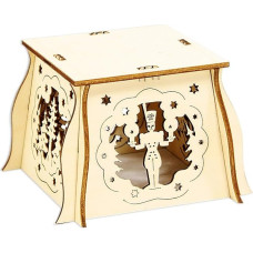 Medinis žvakių arkos stovas, kurį galima sujungti, 7 x 10 x 10 cm