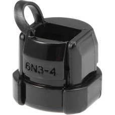 20 vnt. juodų nailono kabelių kaklaraiščių su Twist Lock įtempimo reljefu 18 mm x 15 mm