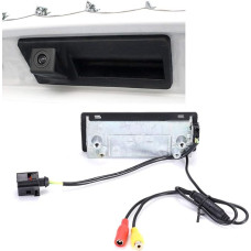 Vandeniui atspari naktinio matymo HD galinio vaizdo kamera su bagažinės rankenos jungikliu, skirta VW Bora Variant Estate 1J6/Golf IV 4 MK4 Variant Estate 1J5/Touareg 7LA 7L6 7L7/Passat Variant Estate B5 3B6/Cayenne