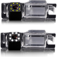 Dynavsal 8LED Night Visions 170° Wide Angle HD Waterproof Rear View Camera for Aifa Romeo 159/156 Benzina/156 TD.ID./156.M.Y./166 Bz-Ds/GT/Brera Coup/ Nuovo Spider/Giulietta 940/MiTo AR Furiosa
