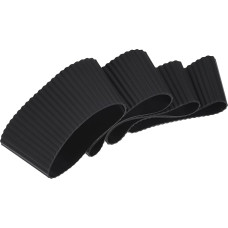 sourcing map 4 Pcs Heat Resistant Protective Non-Slip Silicone Sleeve Water Bottle Boots Black