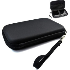 7 Inch GPS Pouch Hard Drive Case Portable Travel Carrying Case Shockproof Waterproof GPS Bag Protective Case for 6.7 Inch GPS Navigation HDD Headset Accessories Black
