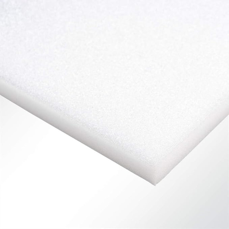 Plastazote® LD29 polietileno PE putos kietos baltos 100 x 50 x 1,5 cm