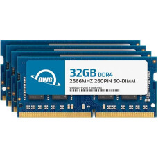 OWC - 128 GB atminties atnaujinimo rinkinys - 4 x 32 GB PC21300 DDR4 2666 MHz SO-DIMM, skirtas 27 colių 