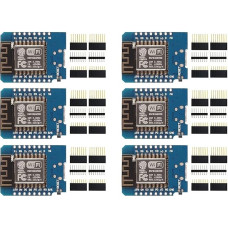 DUBEUYEW ESP8266 ESP-12F mini moduliai 4M baitų WLAN WiFi interneto kūrimo plokštė Arduino, WeMos ESP8266 Mini Pack of 6