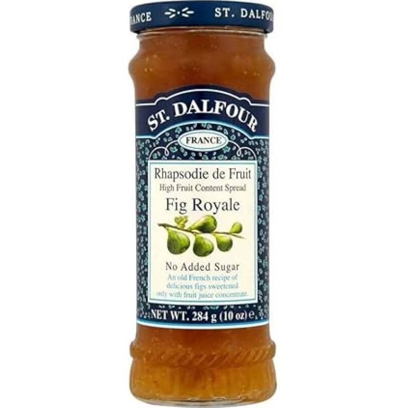 St Dalfour Fig Royale Fruit Spread Pack of 3 284 g