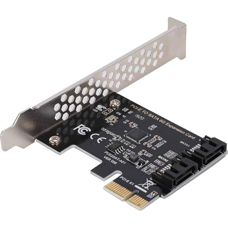 VBESTLIFE PCI-E kortelės PCI Express to SATA 3.0 2-Port SATA III 6Gbps Expansion Adapter Cards