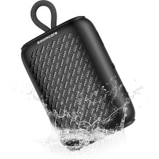 Boomcore Small Bluetooth Speaker, Portable Music Box Bluetooth, Outdoor Bluetooth Speaker - IPX7 Waterproof Wireless Music Enjoyment of up to 12 Hours - Black