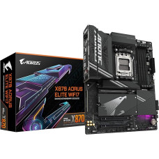 GIGABYTE X870 A Elite WIFI7 pagrindinė plokštė - palaiko AMD Ryzen 9000 procesorius, 16+2+2 fazių VRM, iki 8000 MHz DDR5 (OC), 3xPCIe 5.0, 