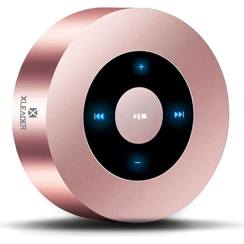 [LED Touch Design] Xleader Bluetooth Speaker A8, Rose Gold