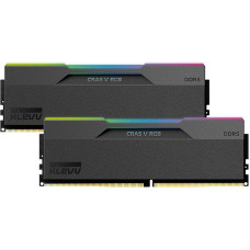 KLEVV CRAS V 32GB (2x16GB) DDR5 RGB žaidimų operatyviosios atminties 7600MT/s PC5-60800 Unbuffered Non-ECC 1.4V CL36 atminties modulių rinkinys