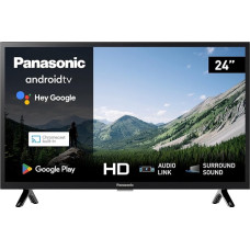 Panasonic TX-24MSW504, 24 Inch HD LED 2023 Smart TV, Android TV, Surround Sound, Google Assistant, Chromecast, Bright Panel, HD Colour Engine, Black