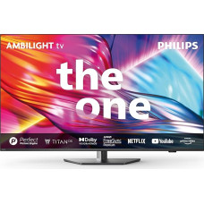 Philips Ambilight 55PUS8909 4K LED Smart TV - 55-Zoll Display mit Pixel-präziser Ultra HD Titan OS Plattform und Dolby Atmos-Klang. Funktioniert mit Alexa und Google Sprachassistent – Anthrazitgrau